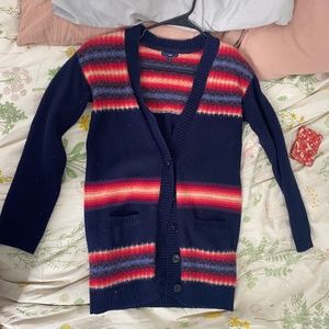 Striped cardigan - slim-fit